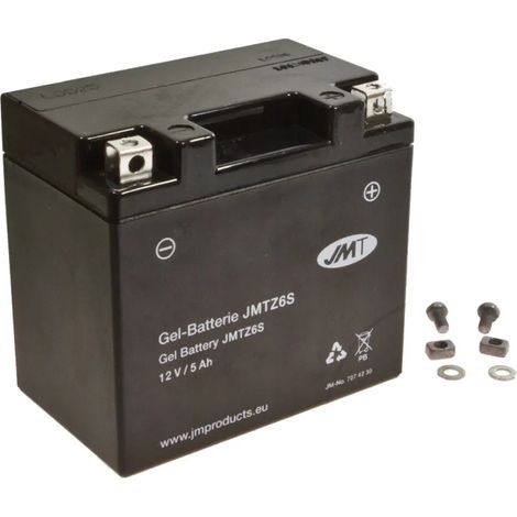 Batterie gel JMT YTZ6S 12V 5Ah (équivalent Yuasa YTZ6V)