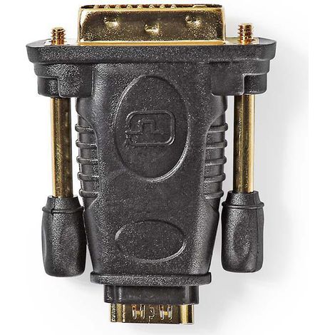 nedis CVGB34912BK adaptateur HDMI vers DVI noir or