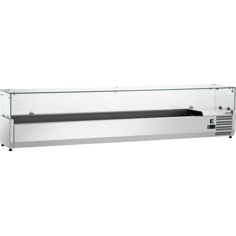 Saladette Réfrigérée à Poser Vitrée - Bac GN 1/4 - Bartscher