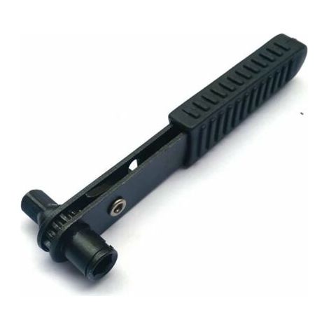 BUNTHAUS 1/4 pouce Mini Tournevis à anneau élastique (noir) Clé à cliquet pour garage Outils à main 1/4 mini bouton à cliquet, clé