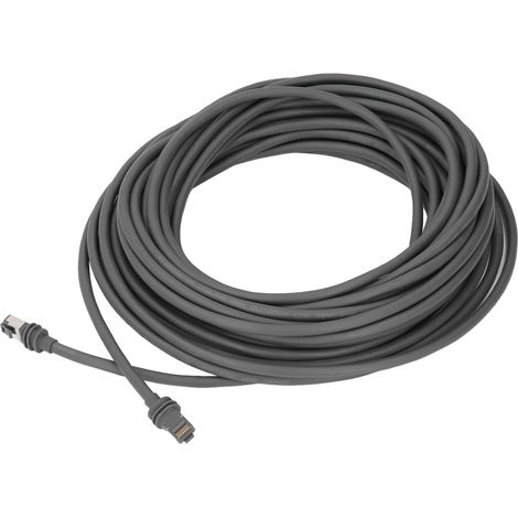 Câble satellite rectangulaire étanche de 9 m (30 pi) avec gaine de protection et clip de fixation pour V3 Gen 3 (1/5)