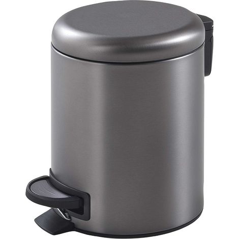 GEDY 33098100000 POTTY Papelera Gun Metal - ref: 33098100000