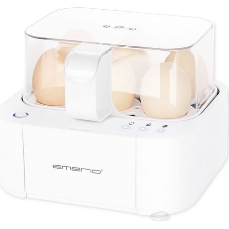 EMERIO Eierkocher EB-115560.14, 6 Eier, 400 W, mit Sprachausgabe
