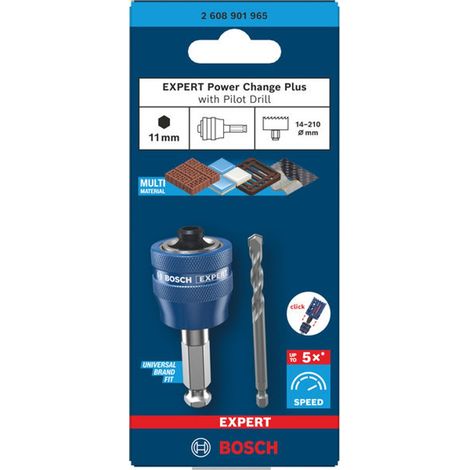 Bosch EXPERT Power Change Plus mit Zentrier, Ø 8,5 x 60 x 105 mm, 2-tlg.