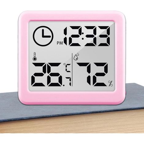 Thermometer und Hygrometer, elektronisches digitales Thermo Hygrometer Temperatur und Feuchtigkeitsmesser für Wohnzimmer, Büro, Kinderzimmer (1/5)