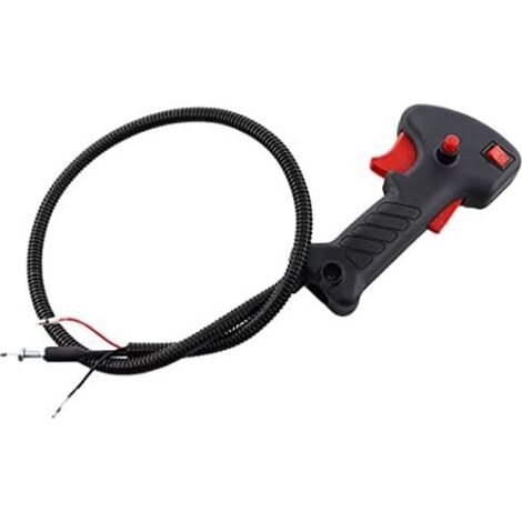 Poignée d'accélérateur débroussailleuse Einhell GH-BC43 AS Contrôle précis de puissance Compatible EM2600U Diamètre trou 19mm (1/4)
