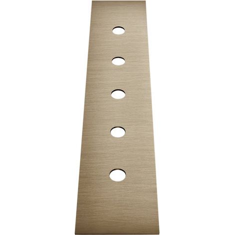 Plaque décorative Gessi à 5 trous pour Secur Box 01669, montage (1/2)