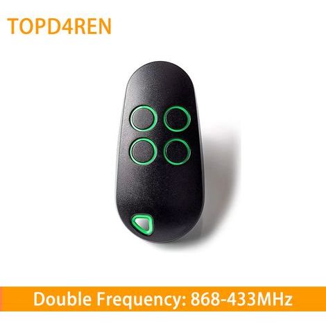 Télécommande universelle pour portail et porte de garage – Double fréquence 433,92 MHz / 868,35 MHz – Compatible avec systèmes motorisés Somfy, Nice, FAAC, BFT, CAME, Marantec – Télécomande portable s (1/5)