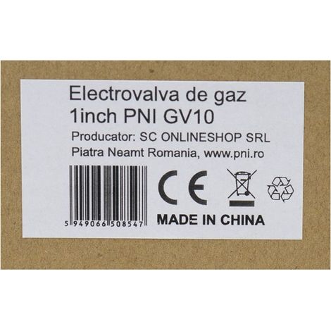PNV GV10 1 pouce gaz PNV Electrovalue (1/5)