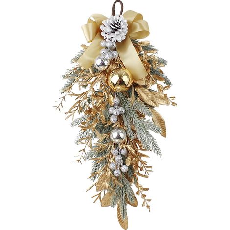 Guirlande De Noël Sans Fil - Pour Escalier Porte Fenêtre Mur Extérieur Intérieur - 36 cm - PVC - 1 Pièce (1/5)