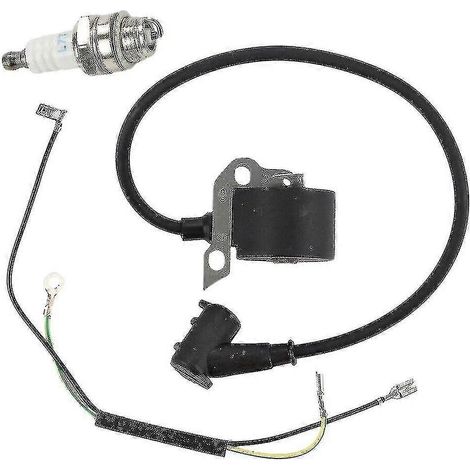 Bobine d'allumage haute tension compatible avec les modèles Stihl 009 et 010 (1/5)