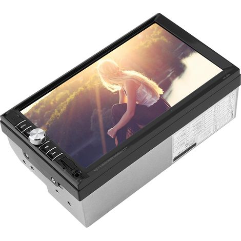 7 pouces Écran Tactile Double Din Autoradio Multimédia Stéréo FM Radio Bluetooth (1/5)