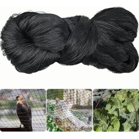 Filet Anti Oiseaux 10m x 10m Protection Oiseaux et Anti Pigeon Maille de 5 cm Stable aux UV et Résiste Aux Intempéries (1/5)