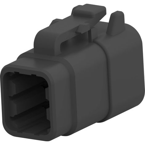 Boîtier femelle pour câble série DTM TE Connectivity DTM06-6S-EE04 Nbr total de pôles 6 1 pc(s) (1/5)