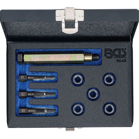 BGS Reparatursatz für Glühkerzengewinde M9 x 1,0 - 8648 (1/5)