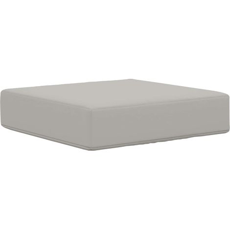 Outdoor Seat Cushion Grey 40 x 40 x 8 cm 100% Polyester vidaXL
