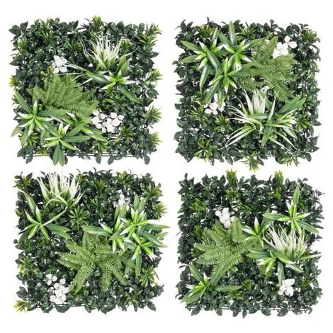 Siepe sintetica Yes Everyday 4 pannelli da parete mix pacto 0790485