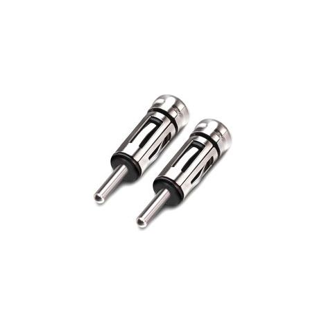 Adaptateur d'antenne Radio DIN mâle vers ISO Femelle, Adaptateur stéréo Universel pour véhicule, Prise ISO vers connecteur DIN pour autoradio de véhicule, 2 pièces