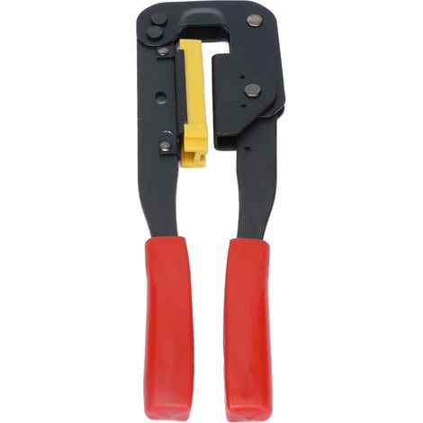 Pince de sertissage IDC 241 mm avec coupe-fil pour connecteurs et câbles plats 45 en acier