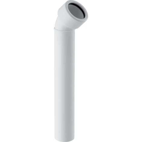 Geberit codo de conexión 45° con racor de compresión: d=40mm, blanco alpino, 152222111