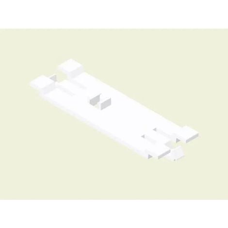 Kopos REKE 60 HB canaletas para cables blancas 9 piezas