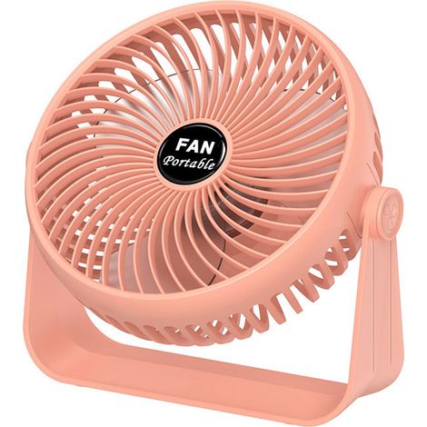 Ventilateur De Bureau Usb - 15 2 Cm - 3 Vitesses - Rotation 360° - Fonctionnement Silencieux - Pour Bureau Maison Bureau À Domicile - 1 Pièce (1/5)