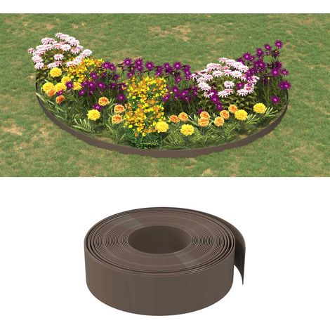 Teenpull – Gartenumrandung 25 m 15 cm PE Braun (1/5)