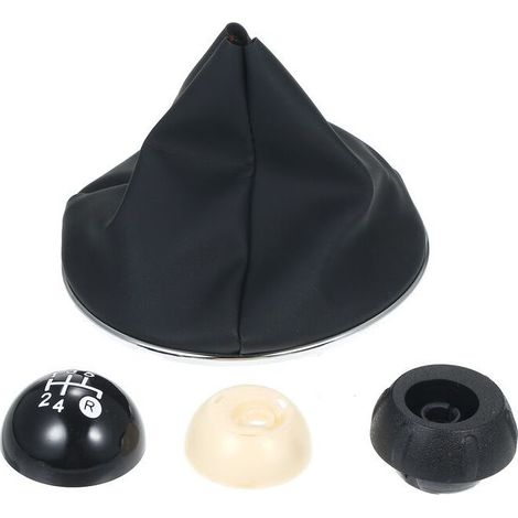 2007-2018 Fiat 500 500C Pommeau De Levier De Vitesse De Voiture En Cuir Joystick Remplacement De La Couverture De Demarrage - MSBD (1/5)