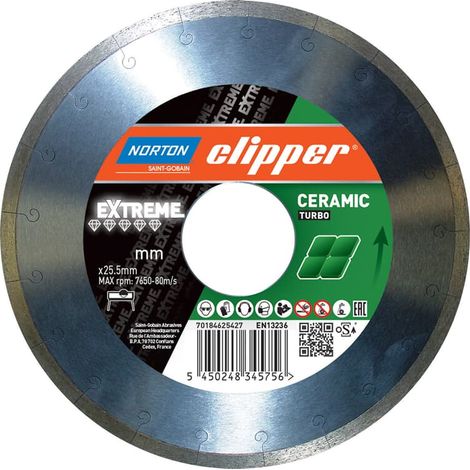 Clipper Diamant Sägeblatt Extreme Ceramic (vormals Ceram XJ), Ausführung: 350 x 25,4 mm