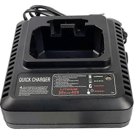 Chargeur de batterie LCS36 LCS40 pour batterie lithium Black & Decke 36 V 40 V Max (LBXR36, LBX36, LBXR2036) (1/5)