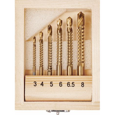 Forets de fraisage KD997, 6 pièces, fraises de 3 à 8 mm (1/3)