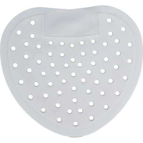 Desodorante para urinario de gran formato, resistente a salpicaduras: alfombrilla blanca perfumada para baño y aseo, paquete de 4 unidades.