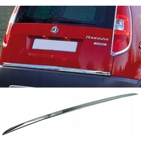 Skoda Roomster, Scout, Praktik Listón cromado Portón trasero (1/4)