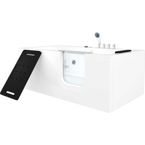 Whirlpool Seniorenwanne mit Tür S15WP-TH-R 85x160cm Thermostat-Armatur (1/5)