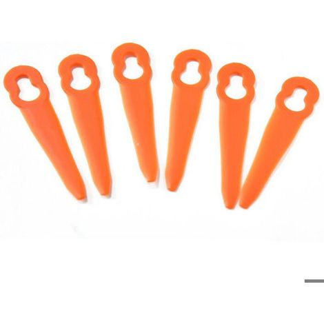 Lot 100 lames rechange plastique compatibles STIHL Polycut 2-2/3-2, FSA 45/57 FSE 52, débroussailleuse SWIFT 40V (1/4)