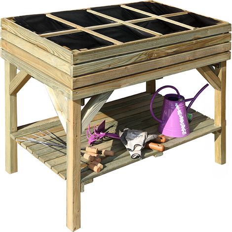 Carré potager surélevé en bois Küb 100 L