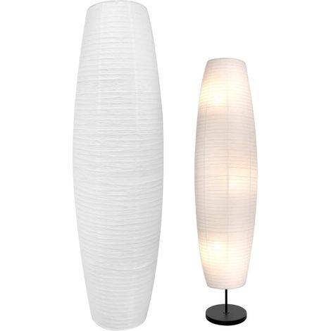 Rice Paper Lampshade Floor Lamp Shade Fabric Lamp Shade Table Lamp Shade Replacement for Bedroom Living Room Table Lamp Decoration (White) (1/5)