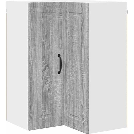 Meuble mural de cuisine,Armoire de cuisine avec porte Gris Sonoma 57 x 57 x 80 cm CFW22282 (1/5)