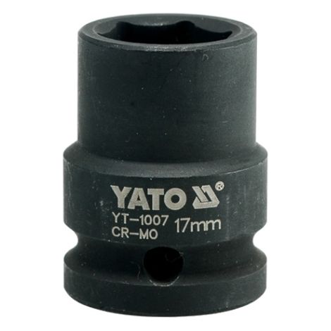 Yato, modelo YT-1007, Toma de llaves de impacto, diseñada para trabajos industriales exigentes, alta resistencia y durabilidad, ideal para reparación y mantenimiento.