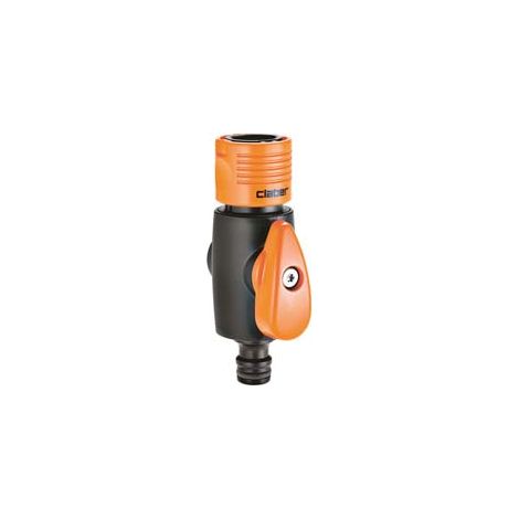 RACCORDO RAPIDO CON RUBINETTO M/F IN BLISTER 8601 - 2 blister CLABER