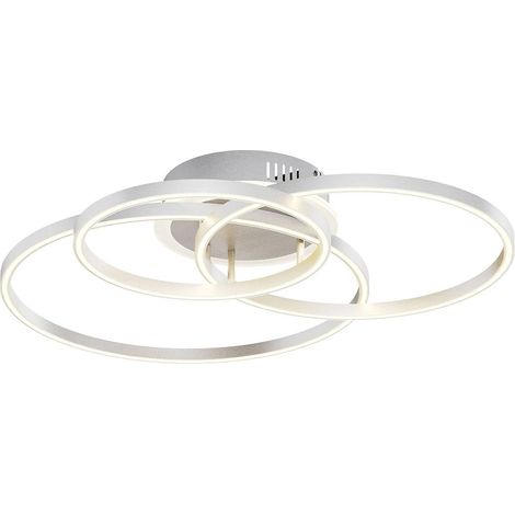 Lindby LED 'Tula' in Grigio da Alluminio