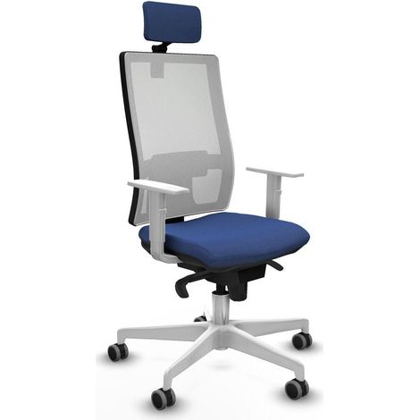 Piqueras-y-crespo Hornas Chaise de bureau bleu marine confortable (1/3)