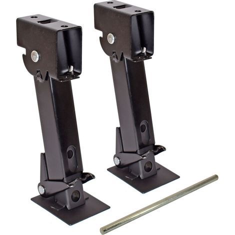 Accessoires pour remorque, 1 Paire crics stabilisateurs remorque, crics stabilisateurs télescopiques Pliables, crics stabilisateurs à Bascule - RWAccessoires pour remorque (1/5)