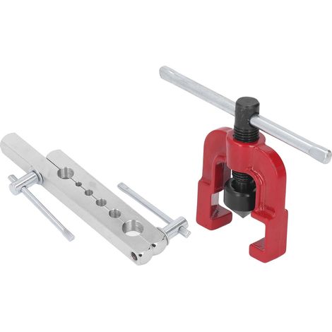 Outil à évaser les tubes en cuivre avec gabarit pour tubes en laiton et aluminium de 3/16 po, 1/4 po, 5/16 po, 3/8 po, 1/2 po et 5/8 po. (1/5)