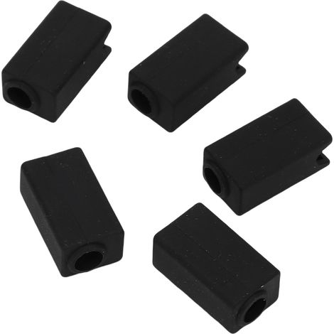 Lot de 5 chaussettes en silicone compatibles avec le bloc chauffant de l'imprimante 3D Elegoo Centauri Carbon : protection thermique contre la chaleur et la poussière, résistantes à la chaleur et à la (1/5)