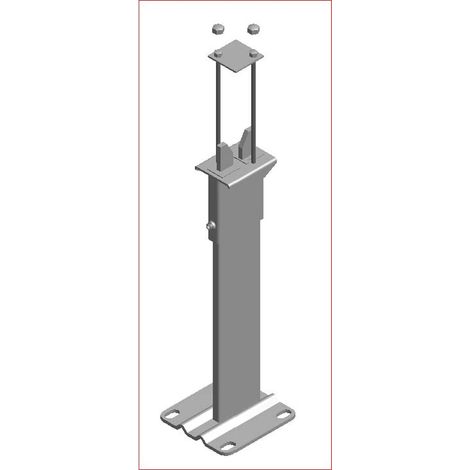 Kermi Standkonsole AK3, Konvektor,, H = 300mm, RAL9016 SG, ZB03620001