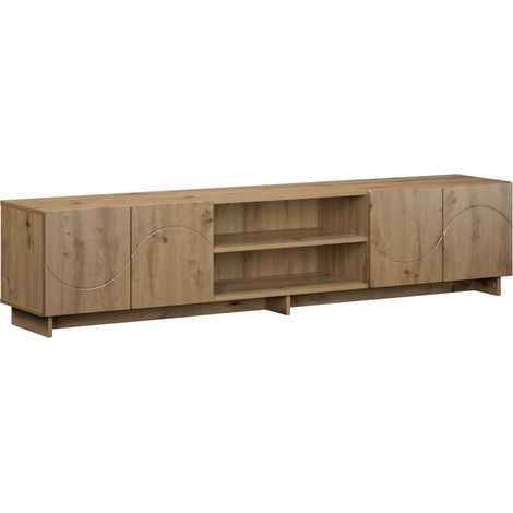 TV Stand 180 x 34.5 x 40 cm Artisan Oak Engineered Wood vidaXL (1/5)