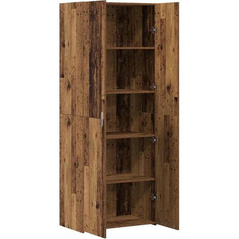 2 pcs Armoires Hauts de rangement - Armoires De Chambre Bois ancien 70 x 42,5 x 185 cm fr6752 - Maison La Vie (1/5)