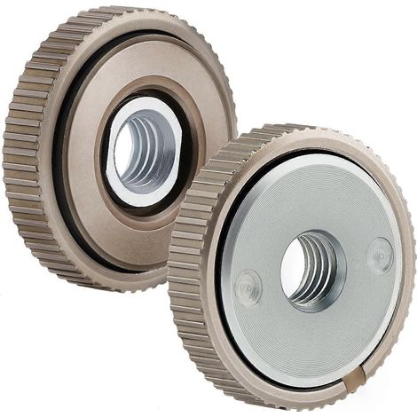Écrou à dégagement rapide M14 SDS Clic (1 pièce) compatible avec les meuleuses d'angle AEG, Black & Deck, Dewalt, Flex, Hitachi, Metabo et Makita. (1/5)