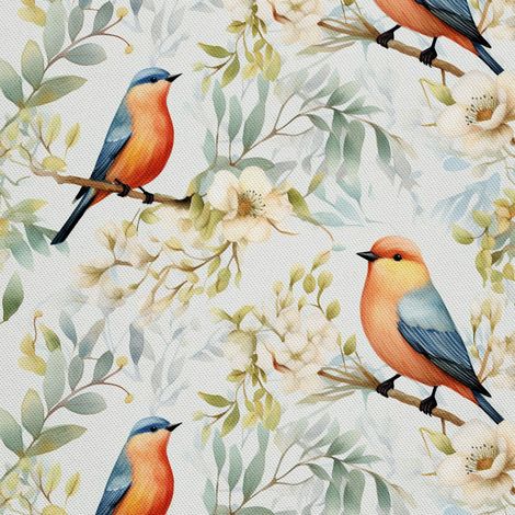 Tela decorativa para exteriores Oxford - Pájaros - DX2977 (1/5)